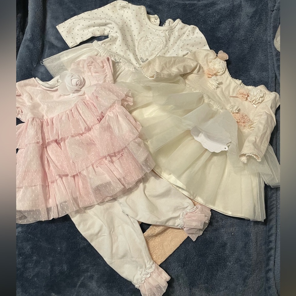 3 outfits size 6 month. One is NWT others NWOT